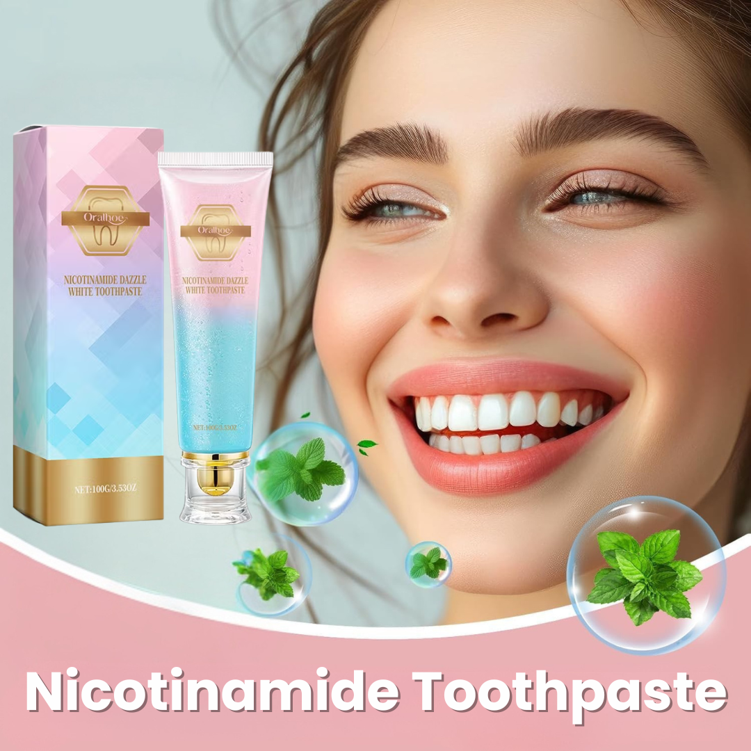 Oralhoe Nicotinamide Dazzle White Toothpaste (100g)